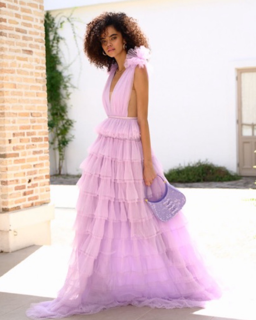 sau lee purple dress Sau Lee Purple Gown by Sau Lee