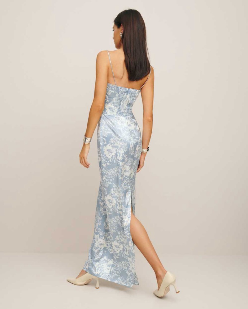 reformation slip dress Serafina Silk in Natural Wear the dress Slip Dress Reformation T Shirt