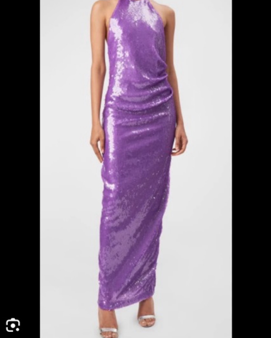 ronny kobo purple dress CARA DRESS AUBERGINE/MERLOT / L