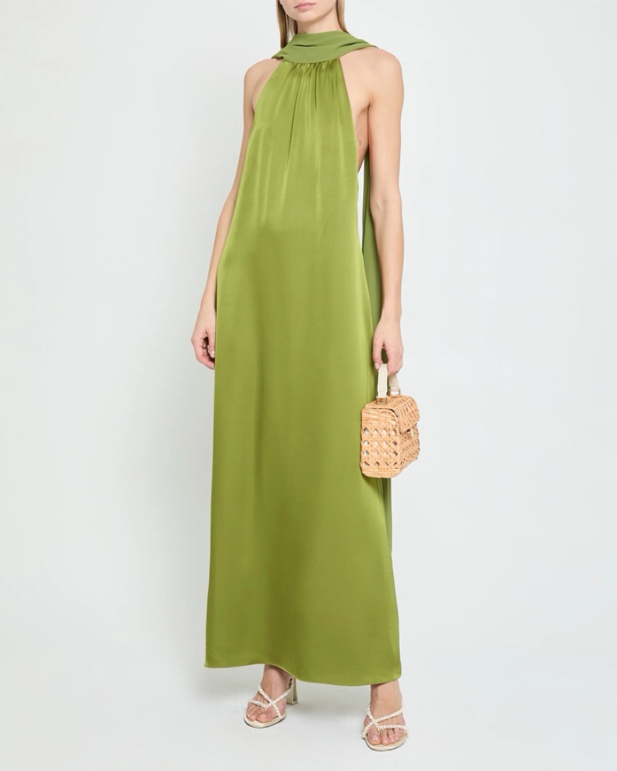 Alexis Green Scarf Maxi Dress by Alexis - Pickle