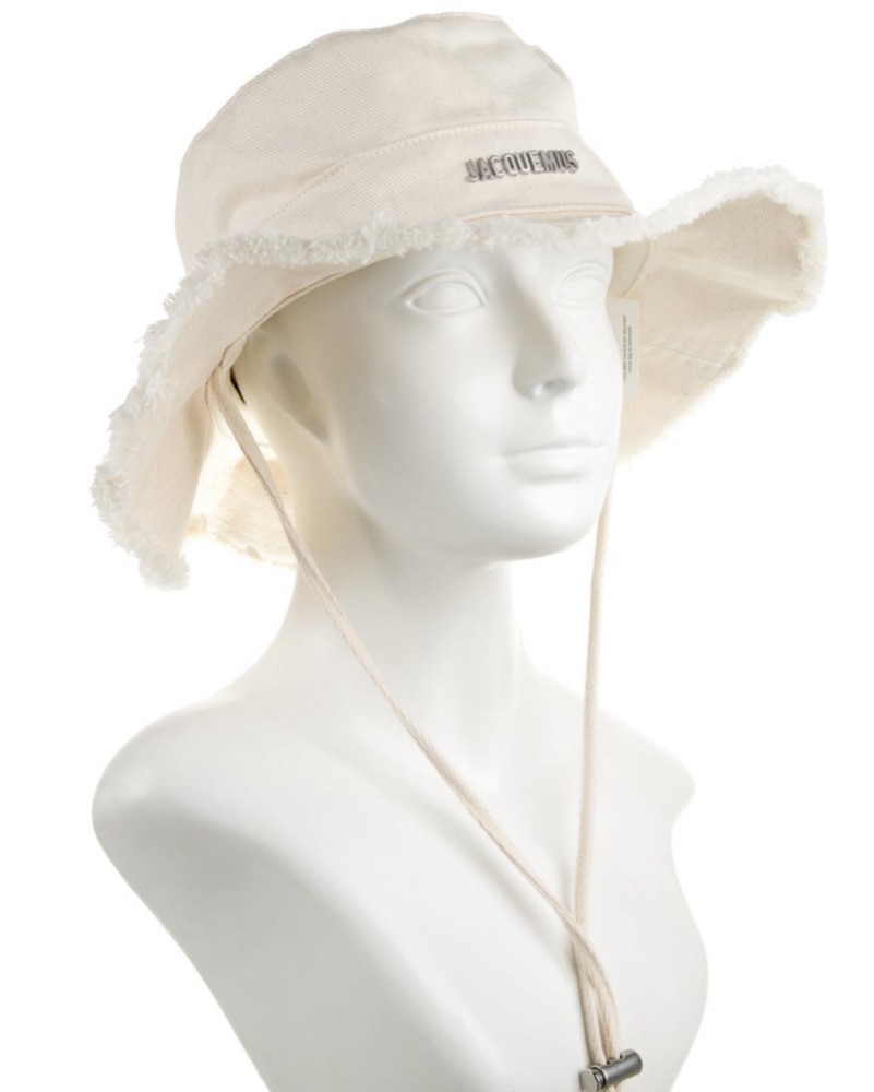 JACQUEMUS バケットハット ホワイト Jacquemus Bucket Hat Cream White by Jacquemus - Pickle