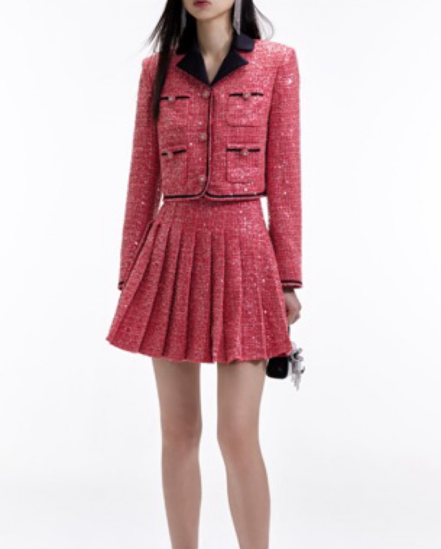 Self Portrait Sequin Jacket + Skirt by Self Portrait - Pickle