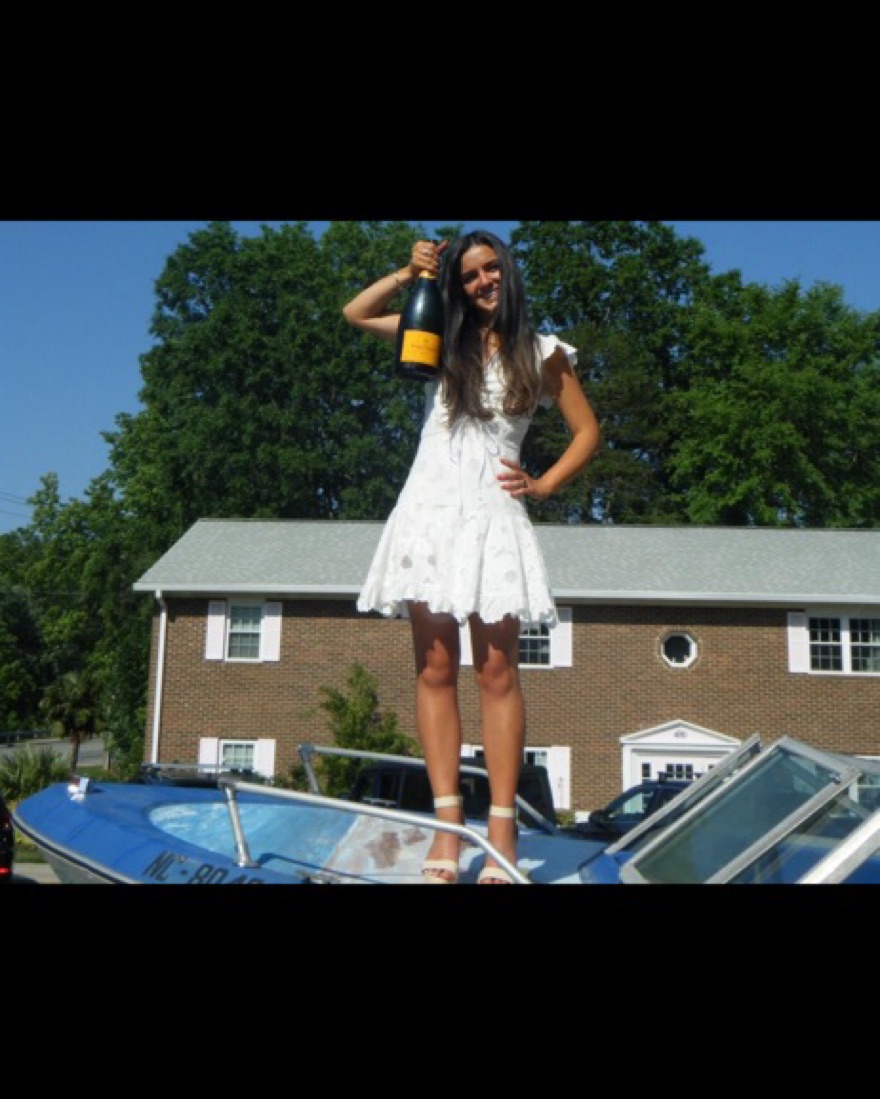 White Graduation Dress by Sandro - Pickle