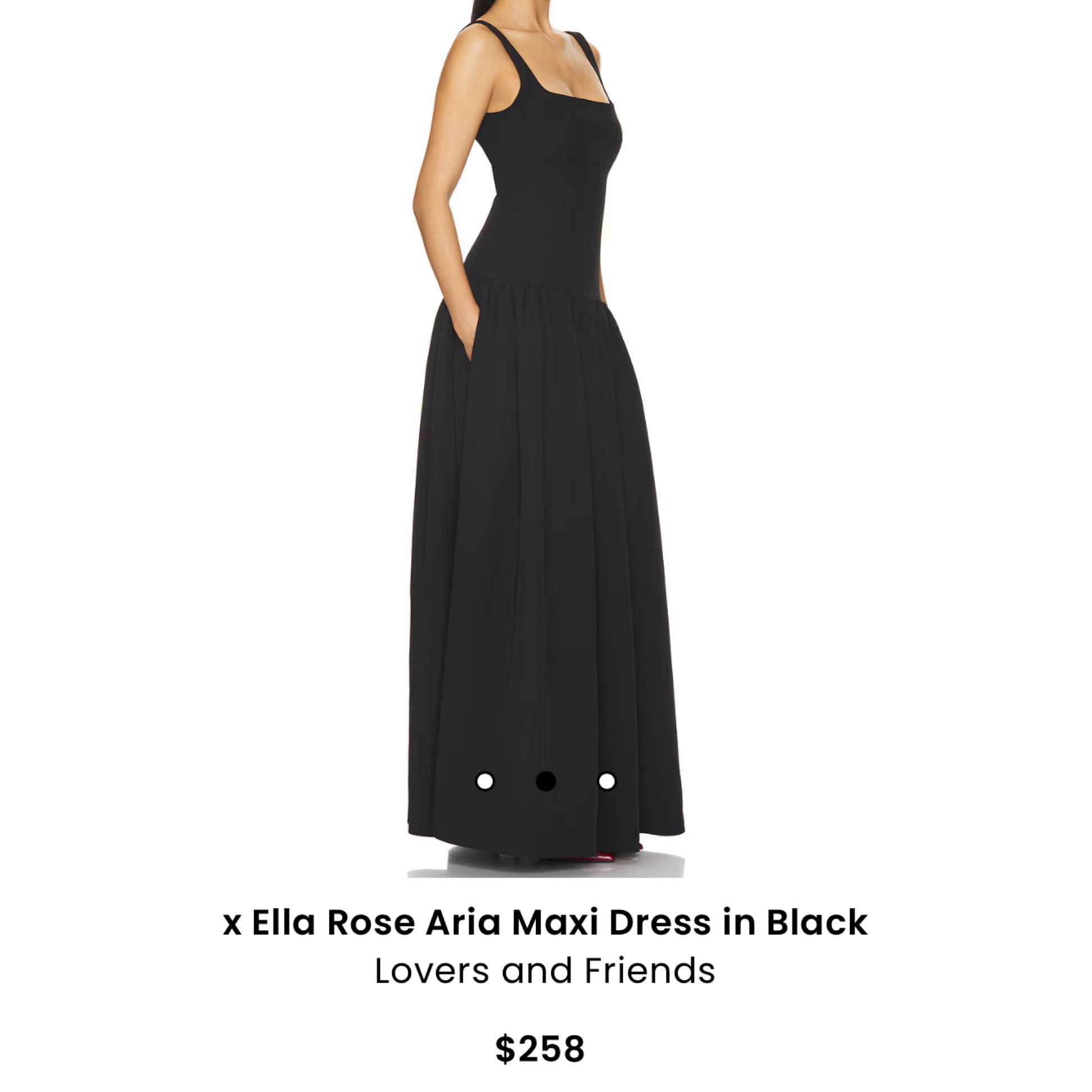 aria drop waist maxi dress Aria Maxi Dress – OHM BOUTIQUE main image 1