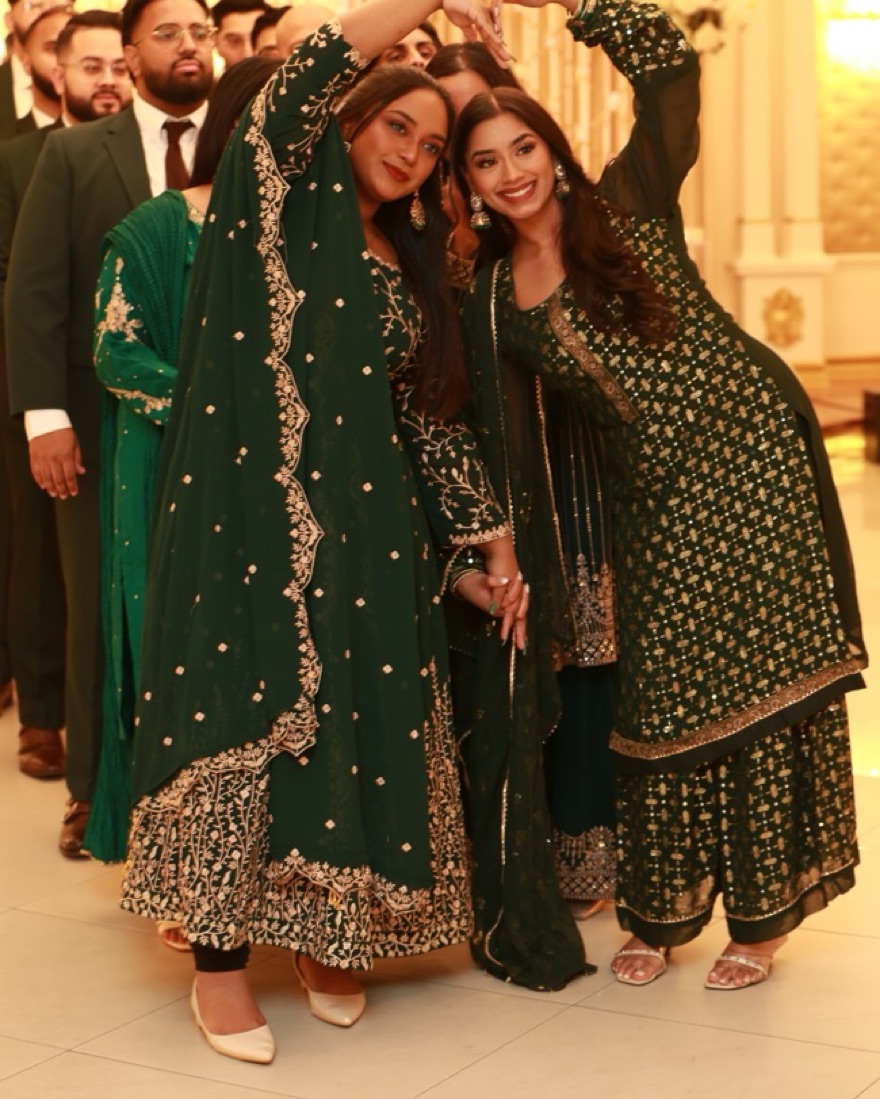 Desi/Indian Gharara Dress (Green) by Purchased In Bangladesh M - Pickle