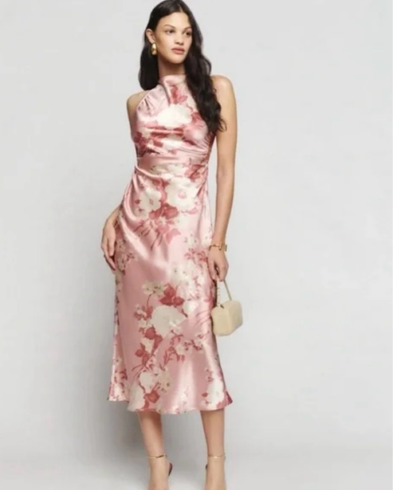 Reformation Floral Wedding Guest Dress by Reformation / - Pickle