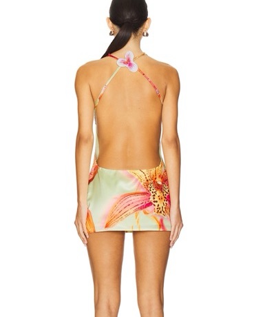 jaded london backless high neck dress Jaded London BACKLESS HIGH NECK DRESS - Cocktail dress / Party dress -  multi-coloured