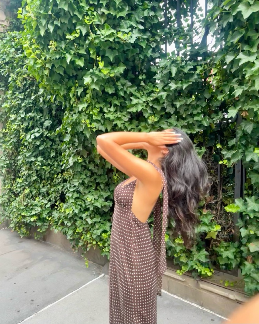 Enduring Kairos Polka Dot Dress + Scarf by Enduring Kairos - Pickle