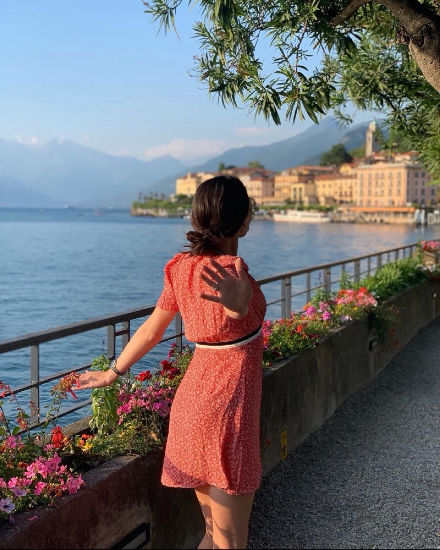 miu miu floral midi dress Miu Miu Satin Flower Dress Miu Miu