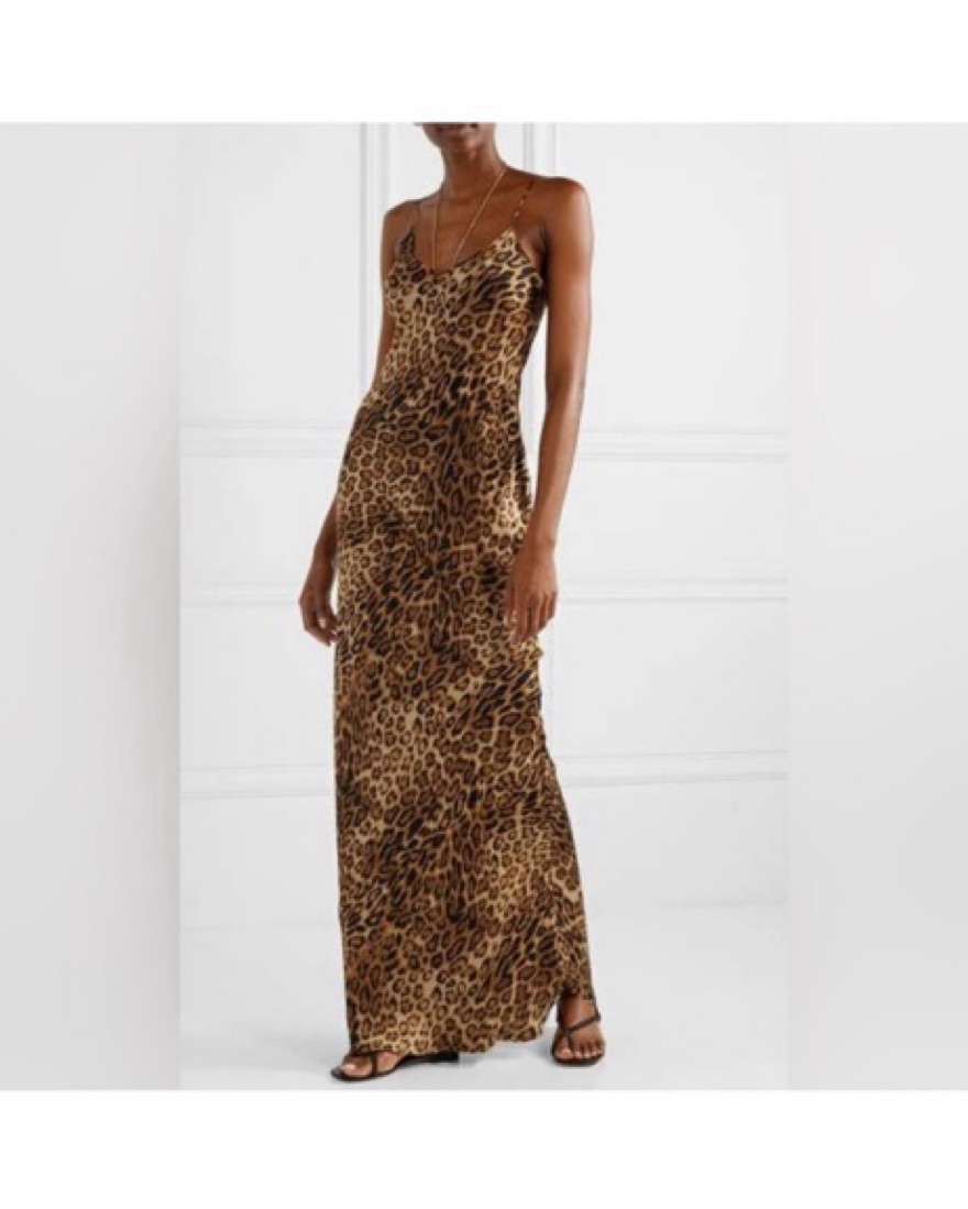 Nili Lotan Leopard Gown by Nili Lotan - Pickle