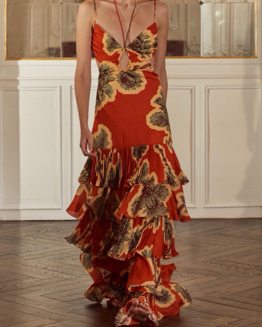 SS25 Johanna Ortiz Orange Formal Dress by Johanna Ortiz - Pickle