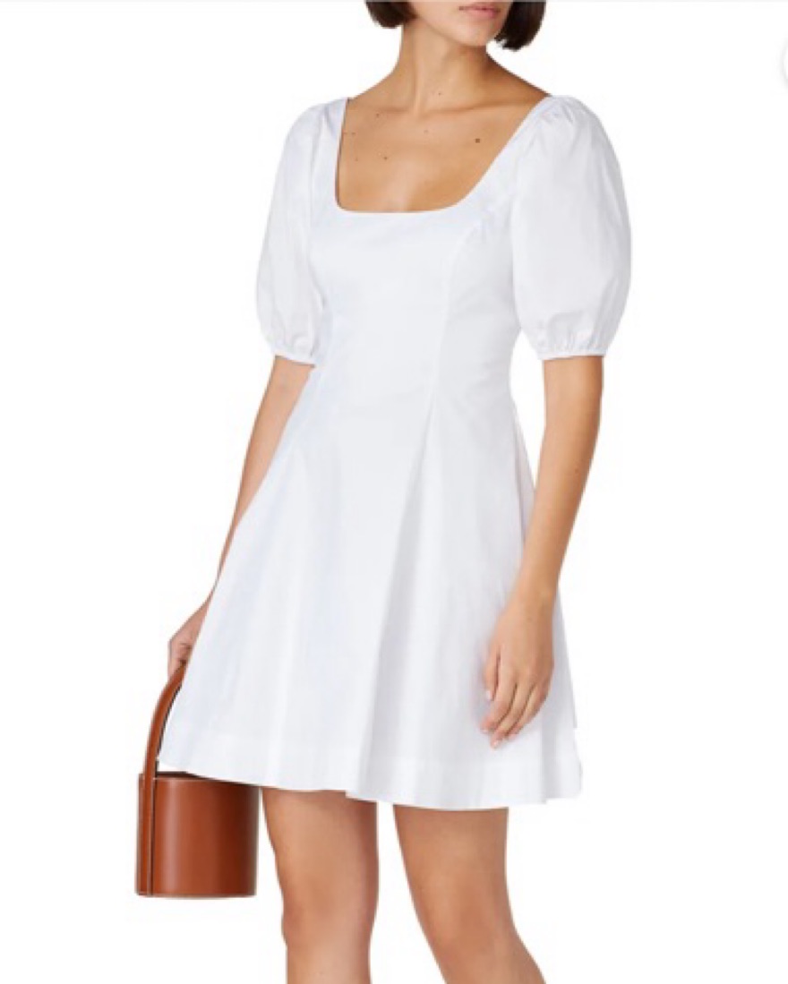 Staud White Mini Dress by Staud - Pickle