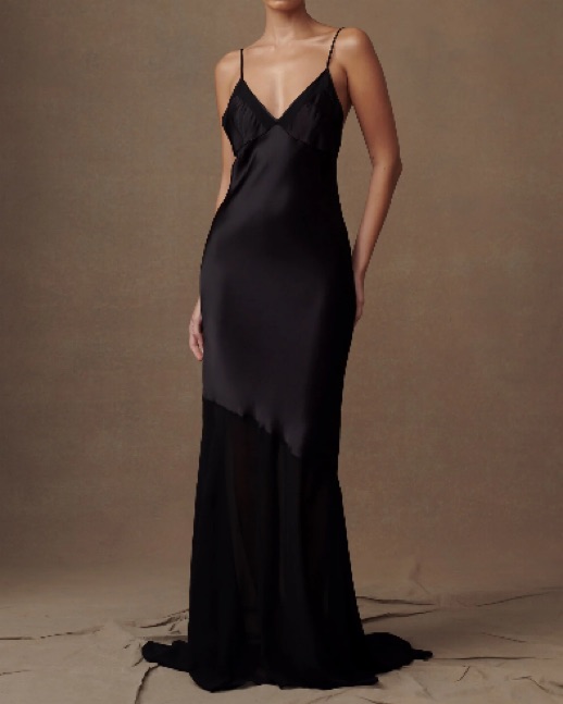 formal maxi dresses black Sleeveless Maxi Lyra Dress in Black | M