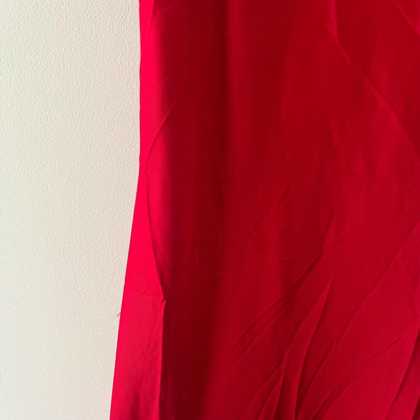 zara red asymmetric dress ARIADNE Halter Chiffon A-Line Dress main image 1