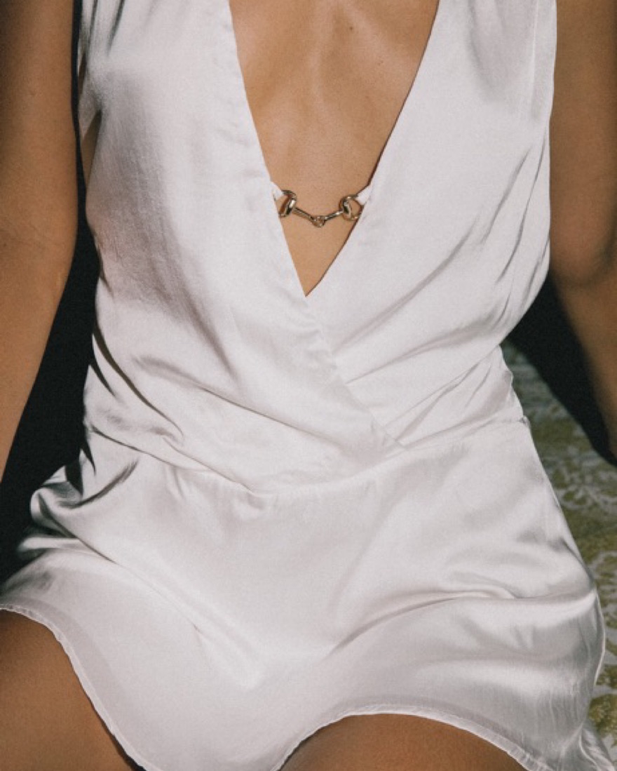 indah sybil mini dress Indah Sybil Dress in Ivory by INDAH
