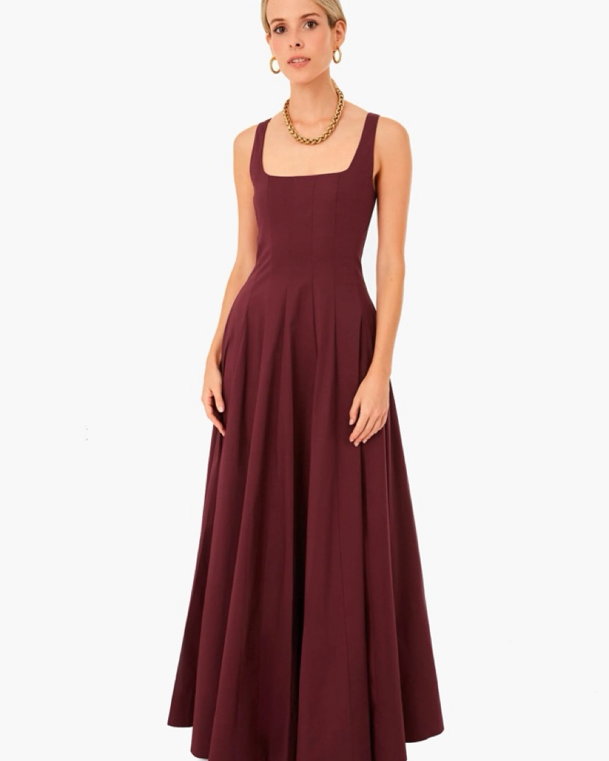 staud wells maxi dress STAUD, Wells Maxi Dress in White, Size 12