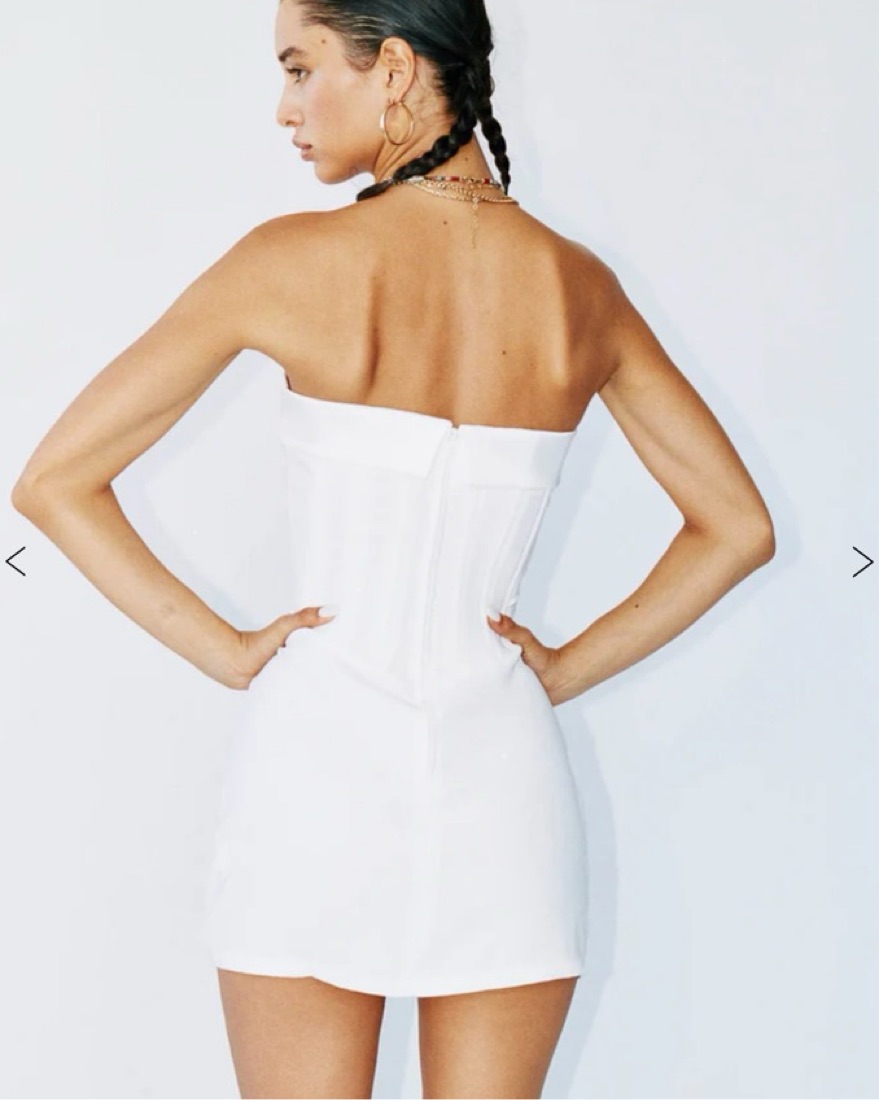chloe white denim dress Topstitched Denim Dress by See by Chlo