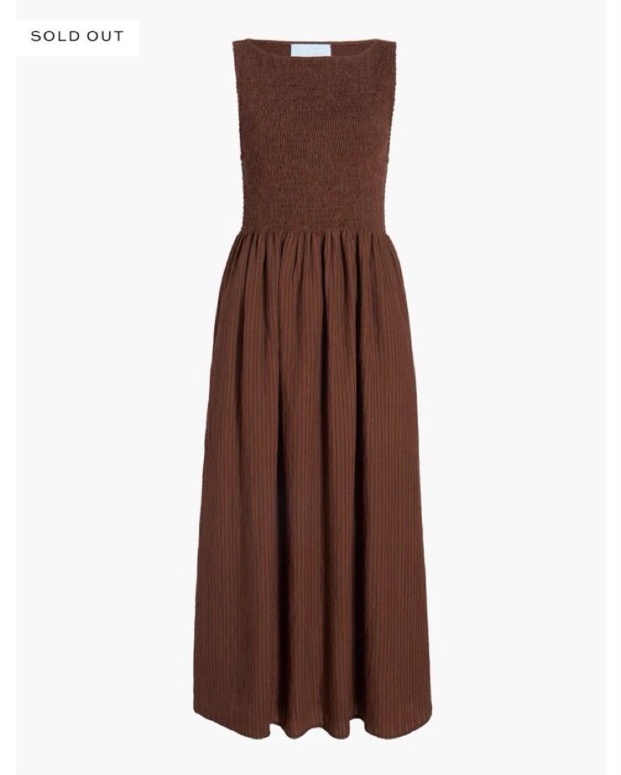 Hill House Cosima Nap Dress by Hill House Home - Pickle