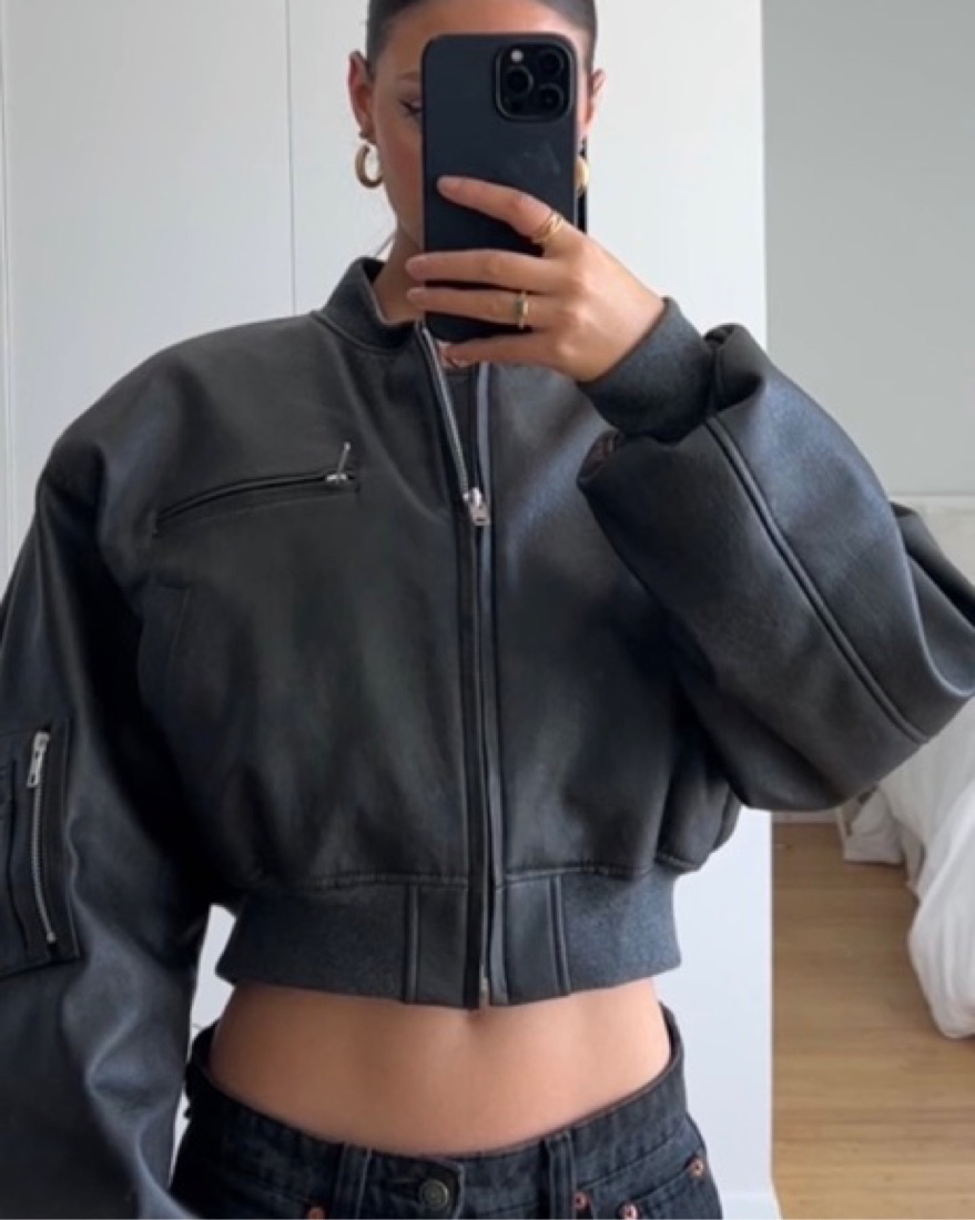 The Frankie Shop Leather Jacket | Pickle