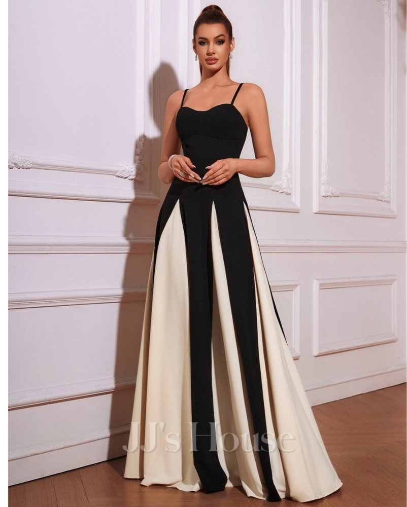 Elegant Black and Cream Gown by JJs House - Pickle