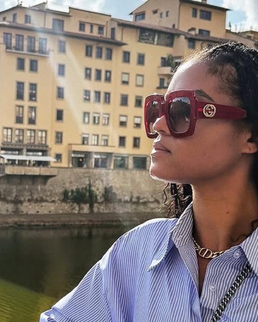 Oversized Red Gucci Glasses by Gucci - Pickle
