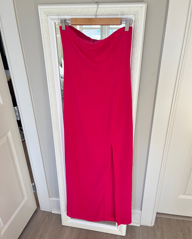 Superdown Asher Strapless Dress in Pink by Superdown - Pickle