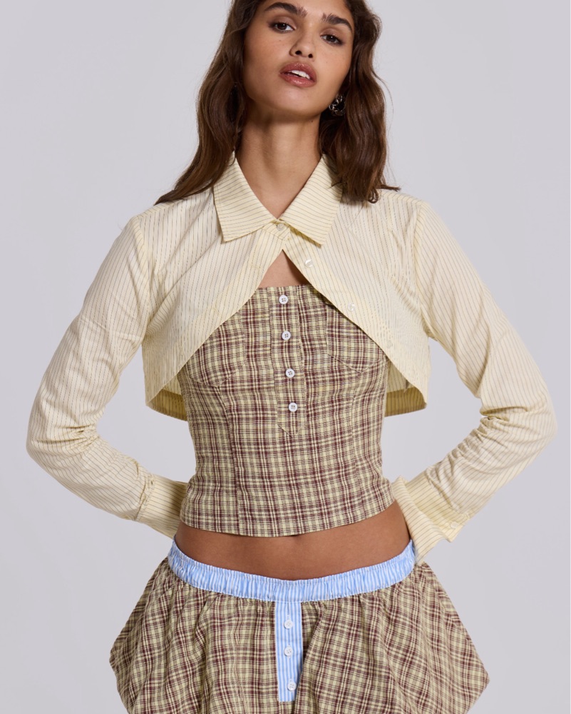 Jaded London Vaca Leather Mini Shorts by Jaded London/Revolve | Pickle