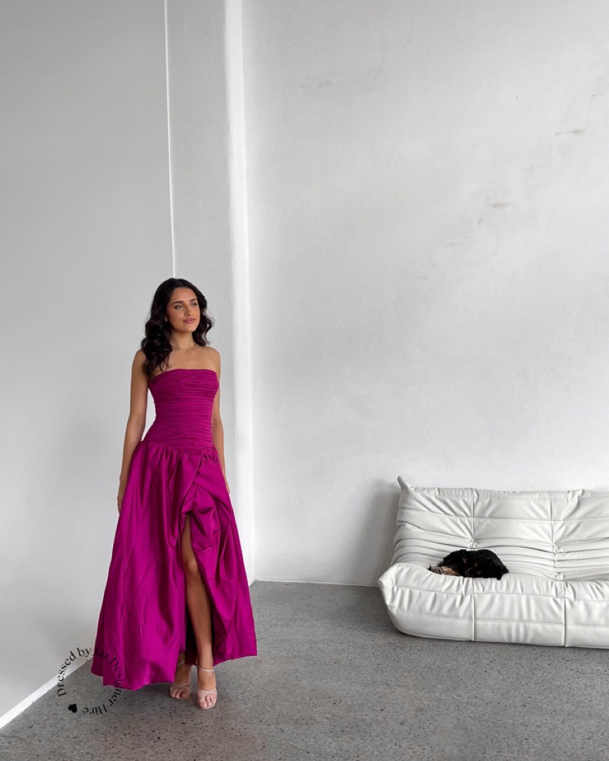Aje Violette Bubble Hem Maxi Dress by Aje - Pickle