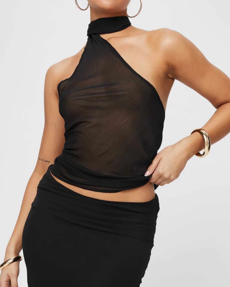 【1度使用】【送料込み】zoe tie tops black & gold Iconic Tie Front Shirt | NIC+ZOE