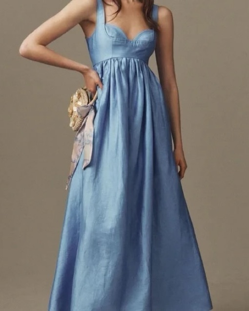 auguste delilah frill maxi dress Auguste Tiered Frill Midi Dress Blush