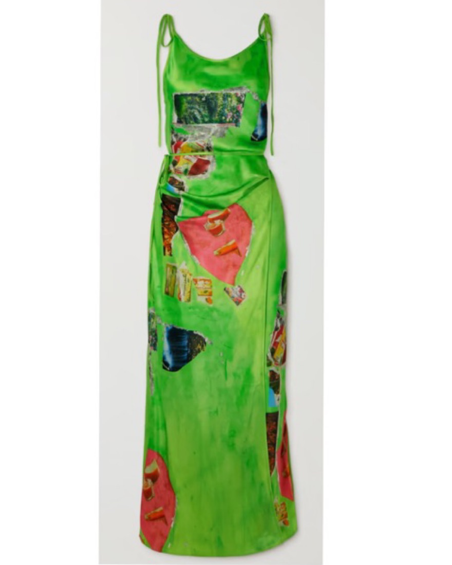 Acne Studios Satin Wrap Dress | Pickle