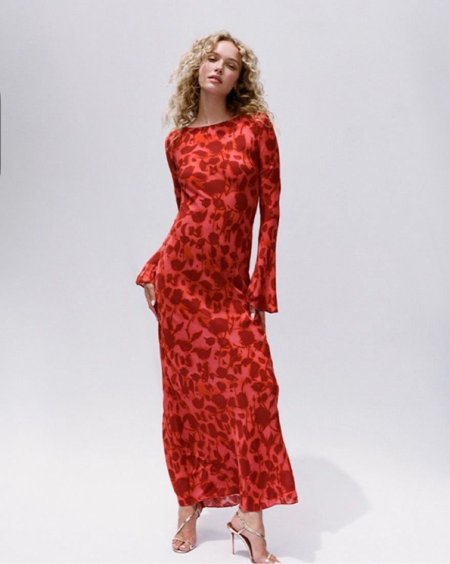 full length slip for maxi dress SHELL IN PURPLE Plus Size Sky Blue Girls Carolina Floral Long Sleeve Midi Dress (Size):S 34 inch) waist Orange homecoming dresses