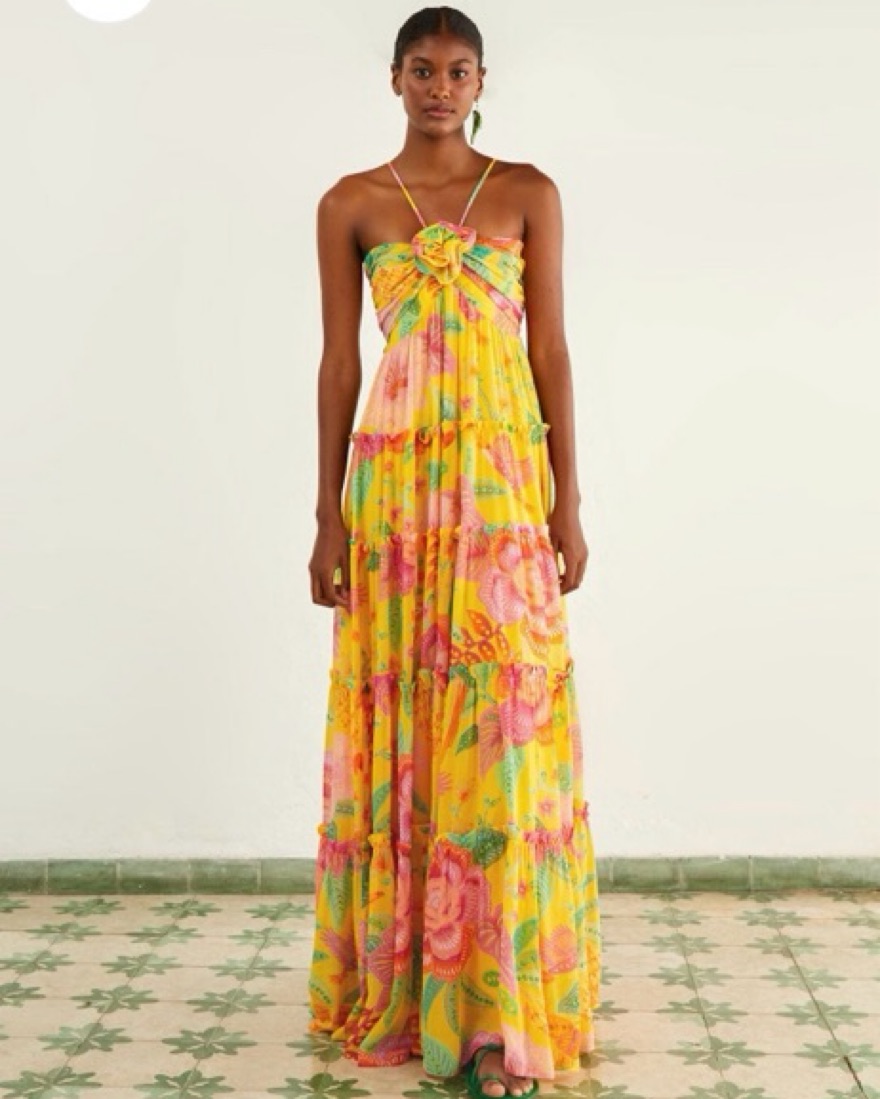 contrast-stitched linen dress butter yellow product info and reviews Cafe Au Lait Pearled Dress Butter Yellow