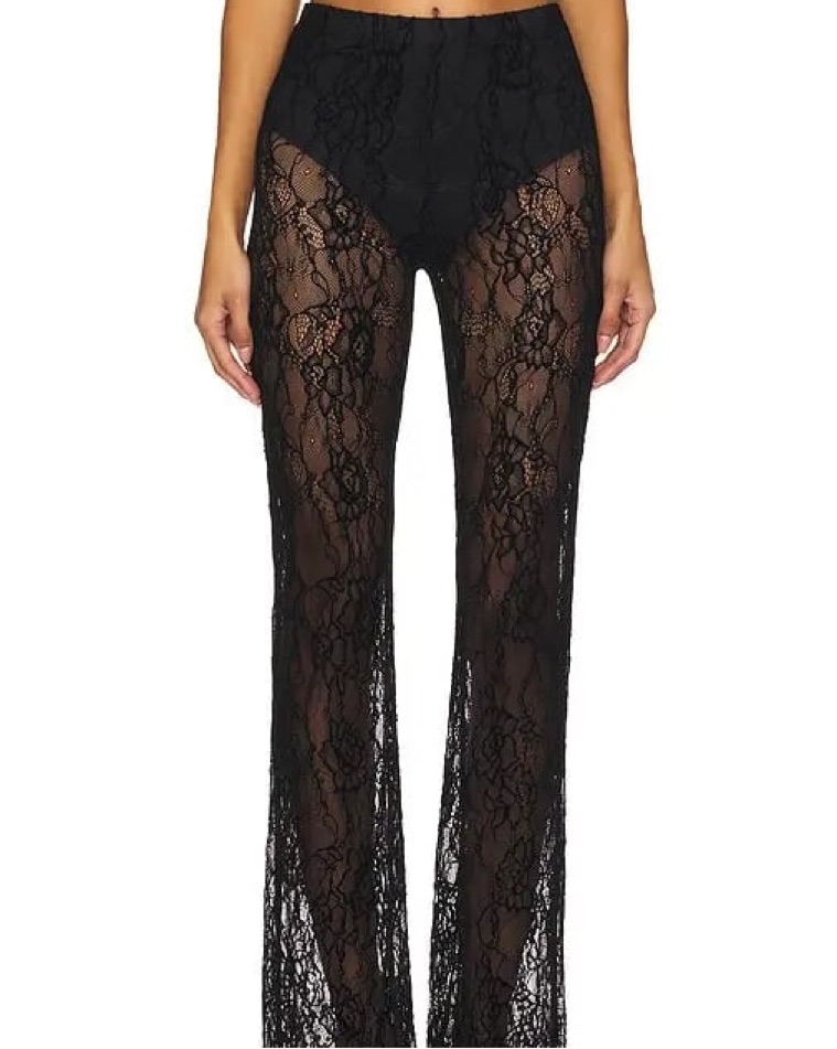 Acka original lace pants（black） Black Lace Pants | Pickle