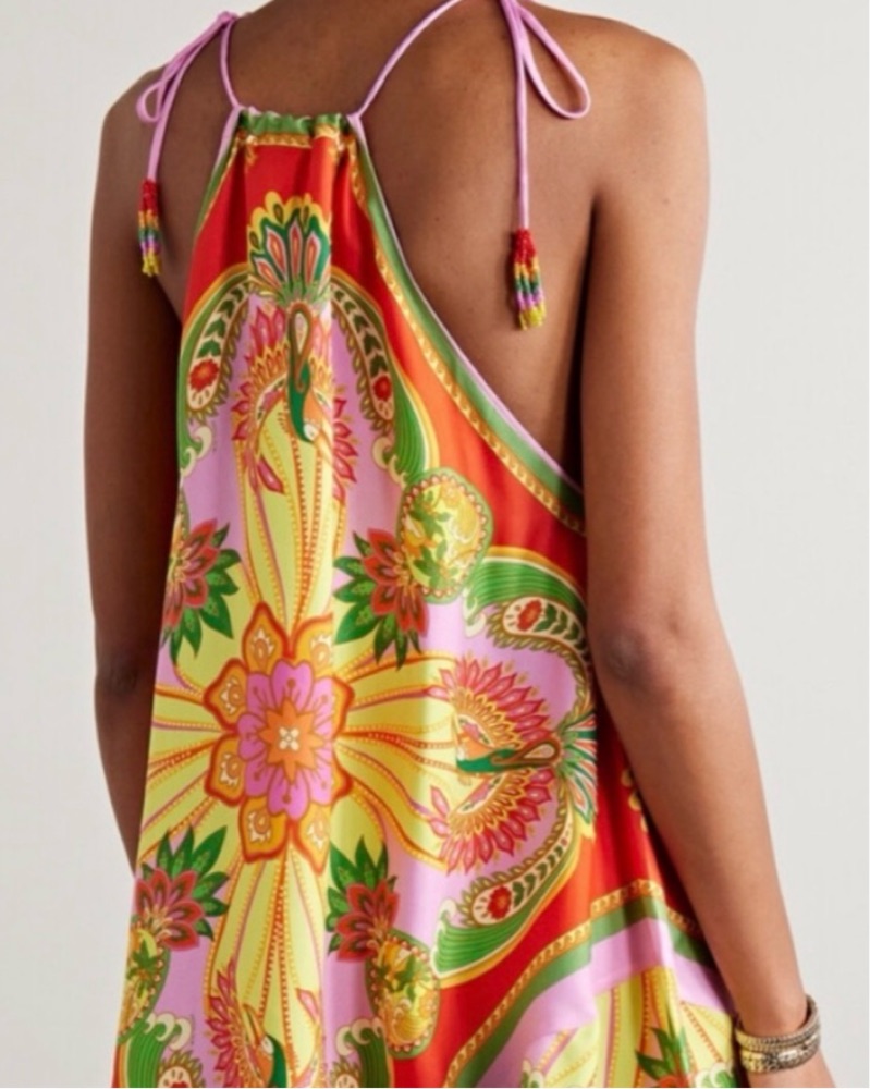 Farm Rio Toucans Scarf Dress by Farm Rio - Pickle