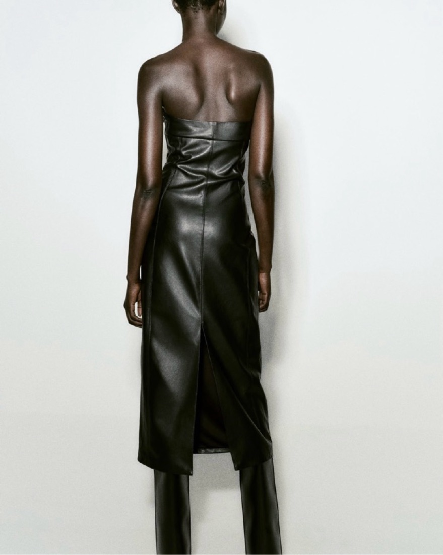zara leather dress 2019 Leather Dress