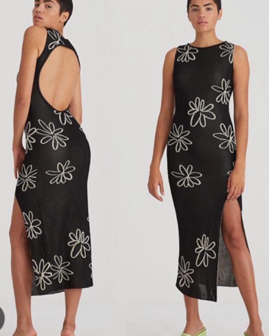 Paloma wool Knit Flower Dress by Paloma Wool - Pickle