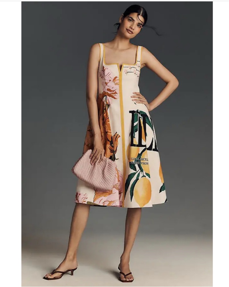 Maeve By Anthropologie Lemoncello Dress by Maeve - Pickle