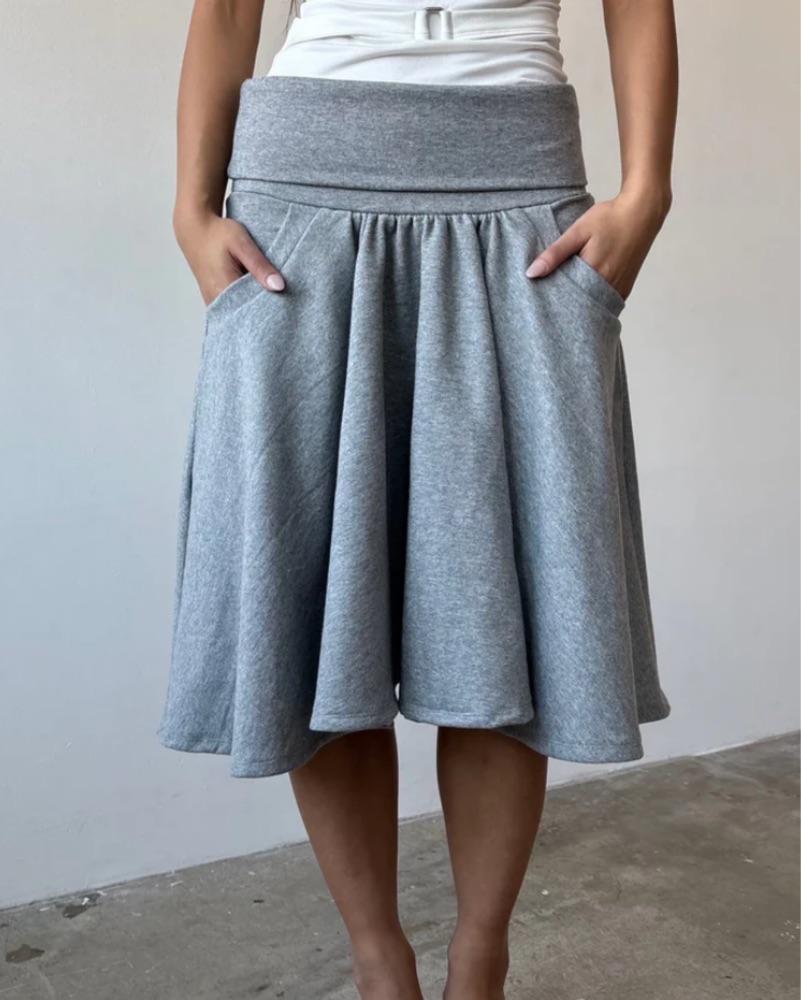 ★2022FW新作★GROVE★CHRISSY SKIRT ☆2022FW新作☆GROVE☆CHRISSY SKIRT (GROVE/スカート) 3421
