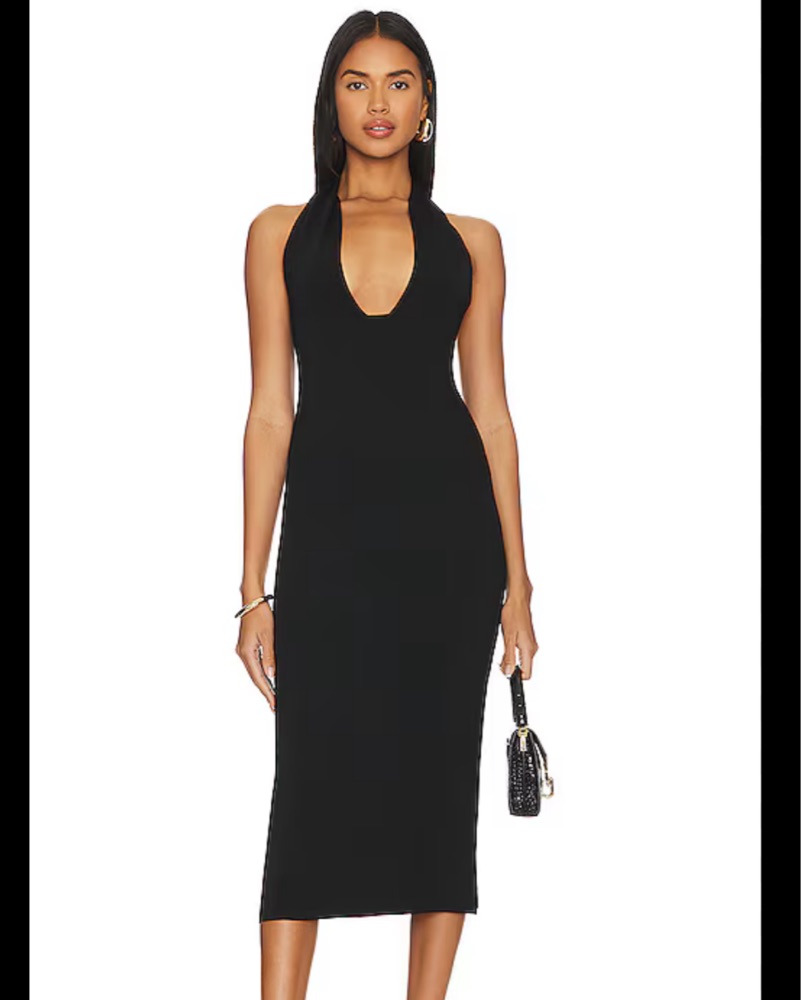 midi wrap cocktail dress Deep V Slit Thigh Blue / S catching style made for Size:3.75