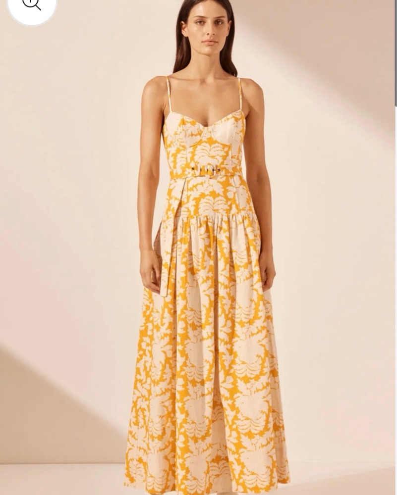 Shona Joy Yellow Floral Dress by Shona Joy - Pickle
