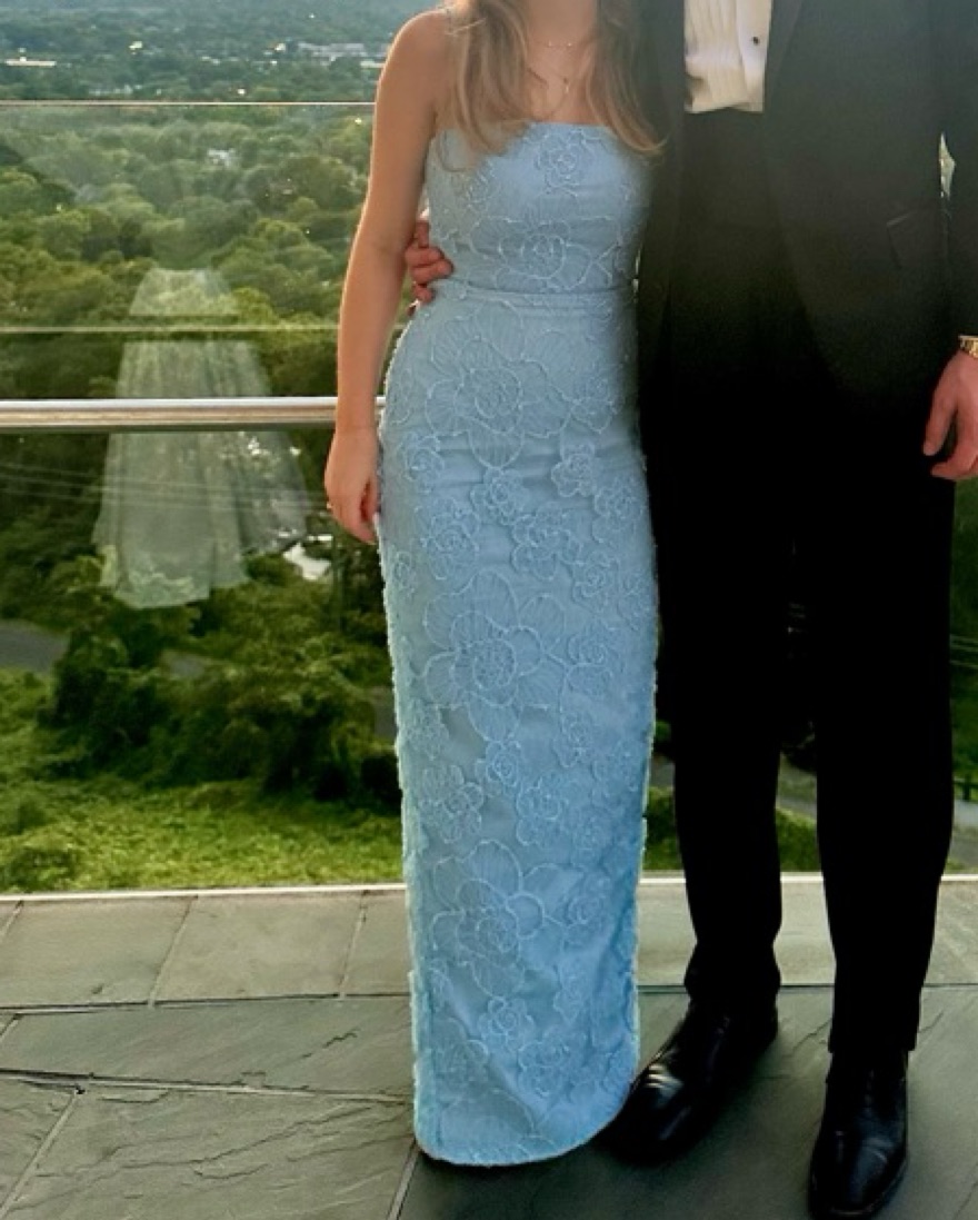 eva tuscan blue embroidered floral maxi dress Thats So Fetch | Charms Maxi Dress | Blue Floral main image 0