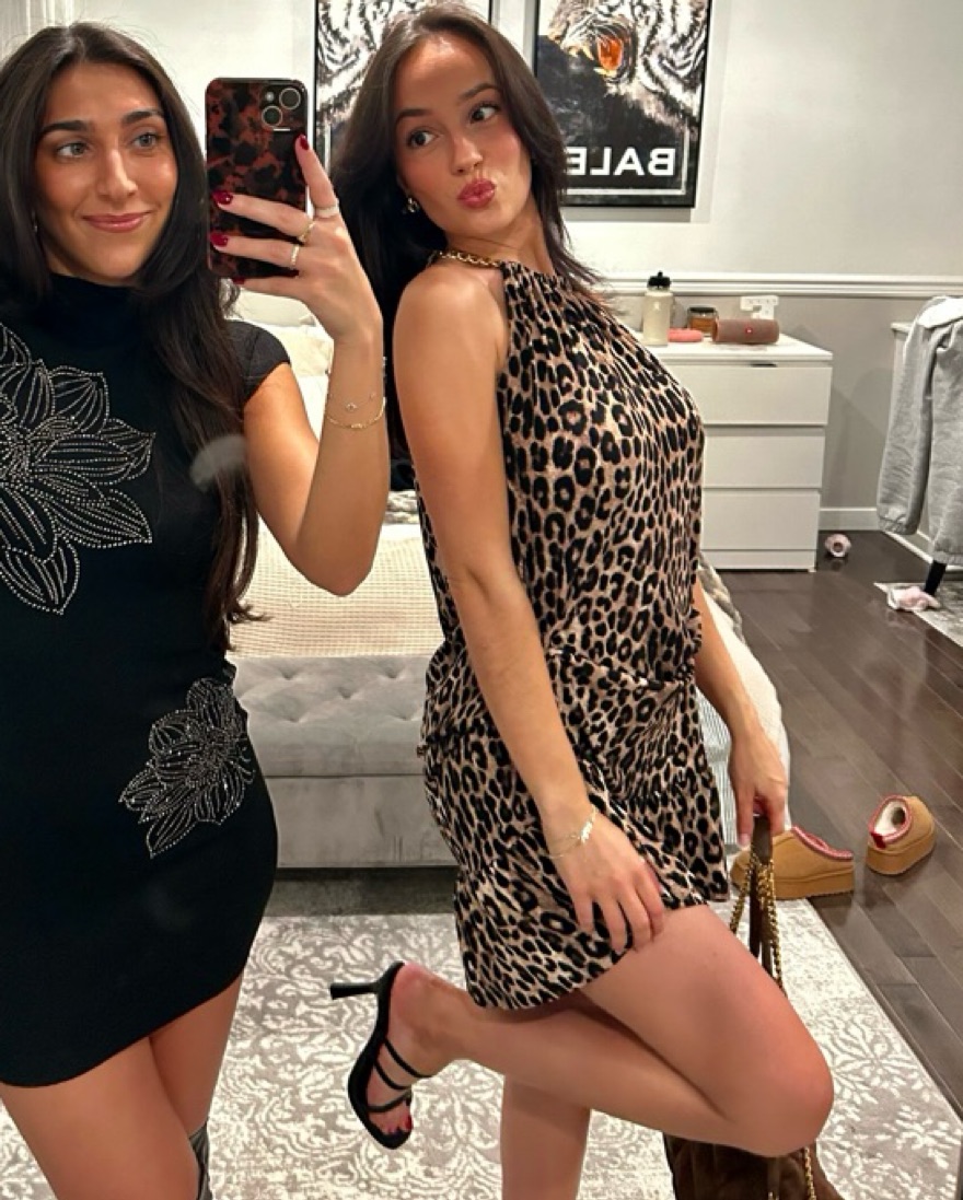 Michael Kors Leopard Print Mini Dress | Pickle