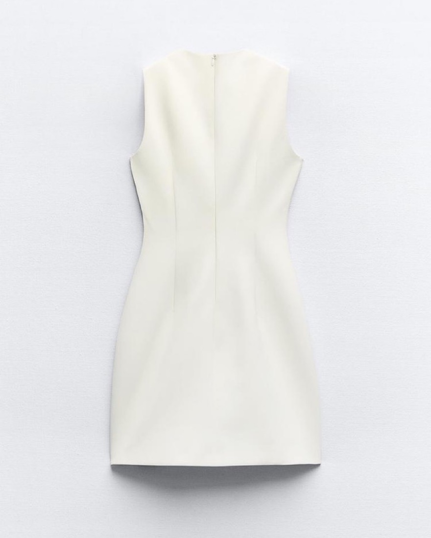 zara fitted strap dress ZARA. Short fitted honeycomb dress. XS – Hibuy market