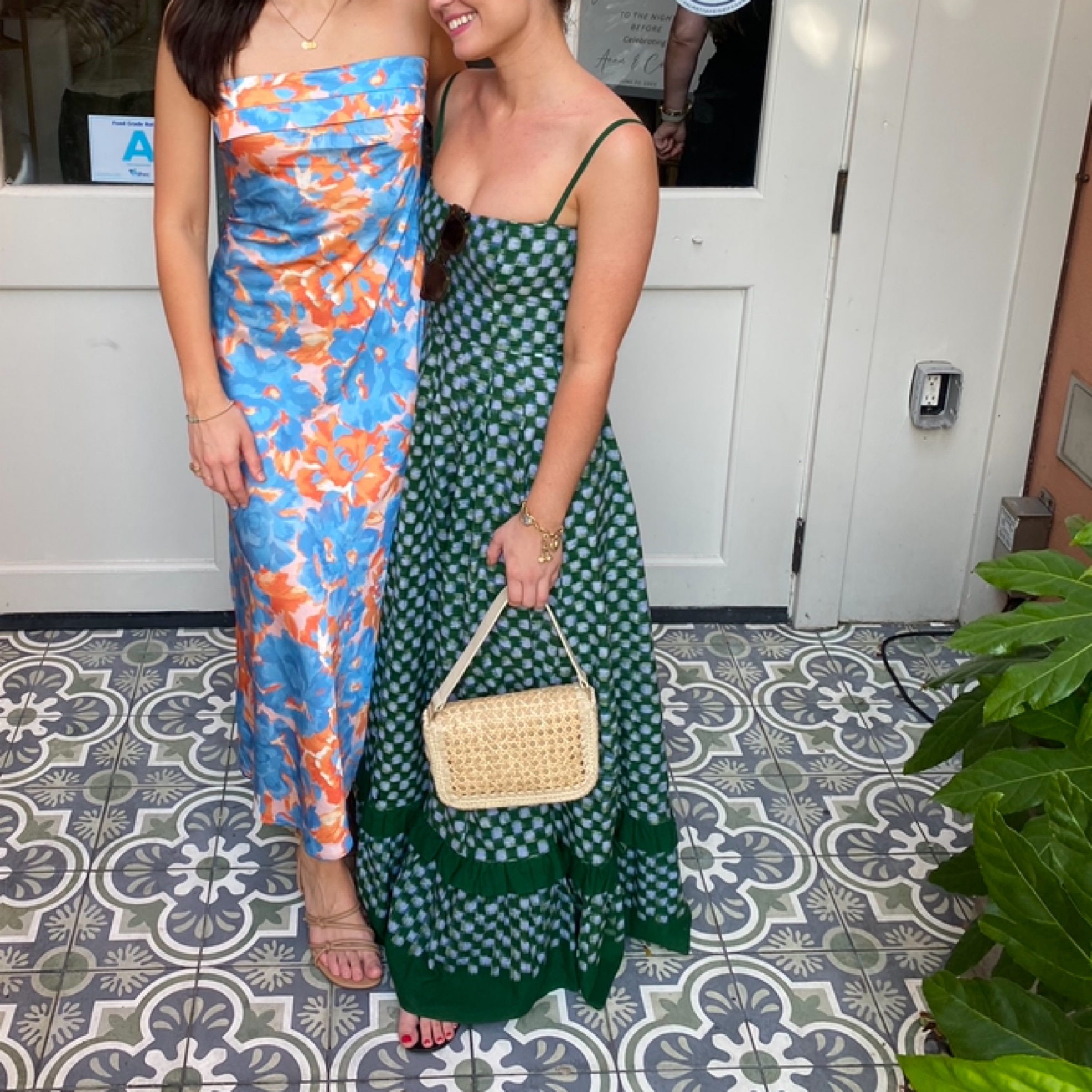 De Castro Green Checkmate Maxi Dress by De castro - Pickle
