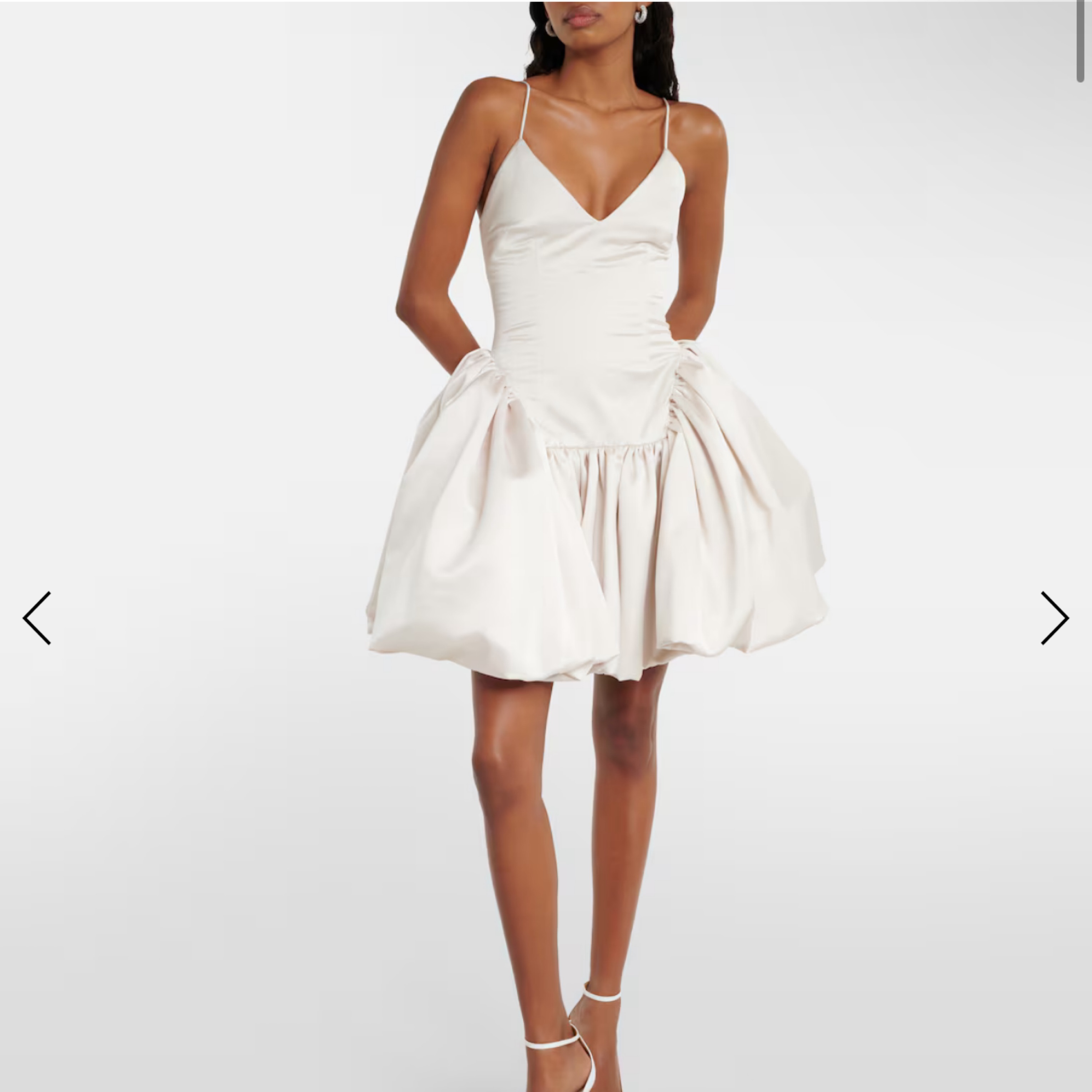 danielle frankel short dress Bridal Estelle satin twill minidress A distinctly modern bridal option Danielle Frankel, Lottie Wedding Dress