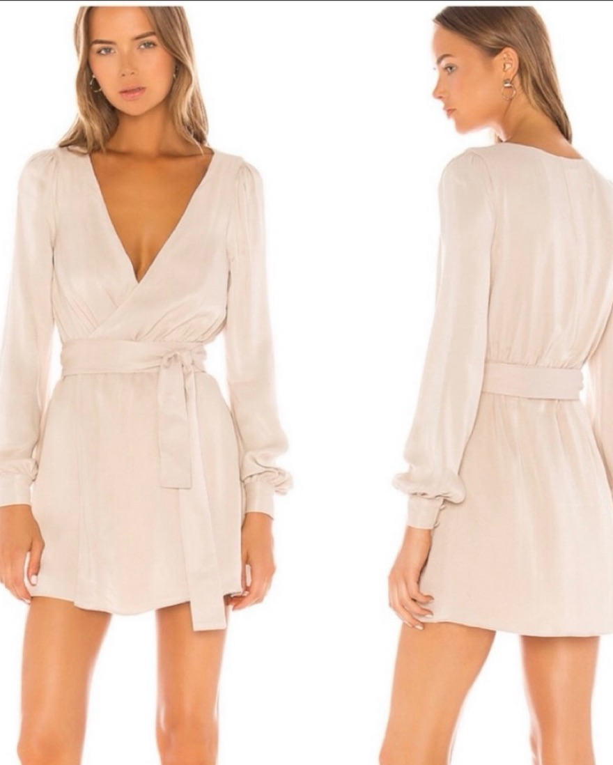 janet mini dress nbd NWT Revolve XS NBD Janet Mini Dress in Mauve MSRP $198