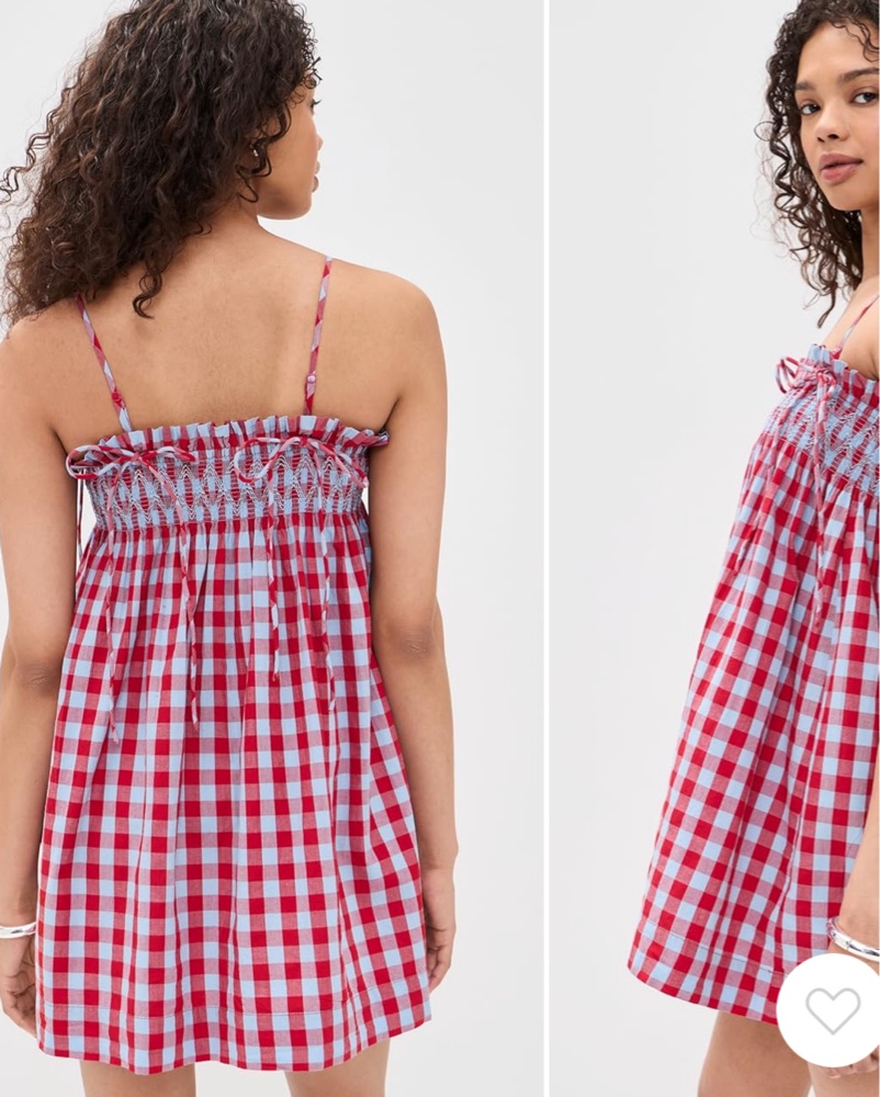 damson madder elspeth linen blend embroidered mini nap dress Natalina Wrap Damson Madder Elspeth Embroidered Nightdress