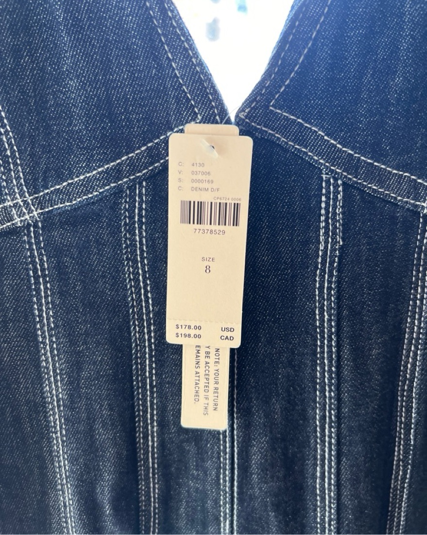 sleeveless womens denim dress Simple Style for Daily Wear: Women's Sleeveless Denim Dress main image 0
