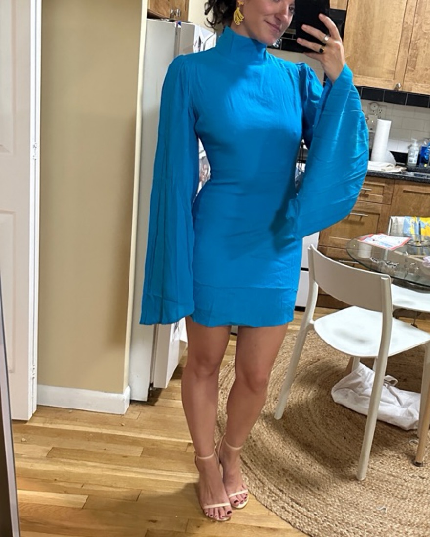 Yellow The Label Raya Blue Dress | Pickle
